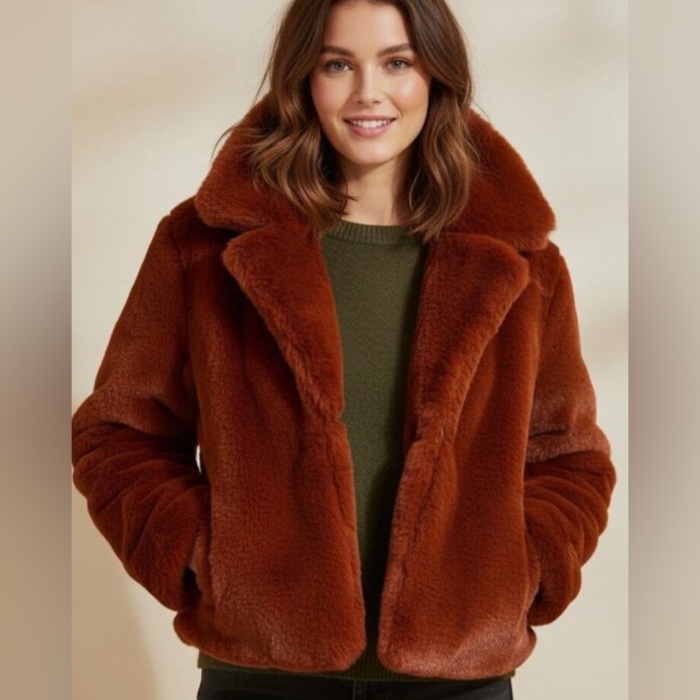 MINKPINK Ginger Teddy Jacket like new